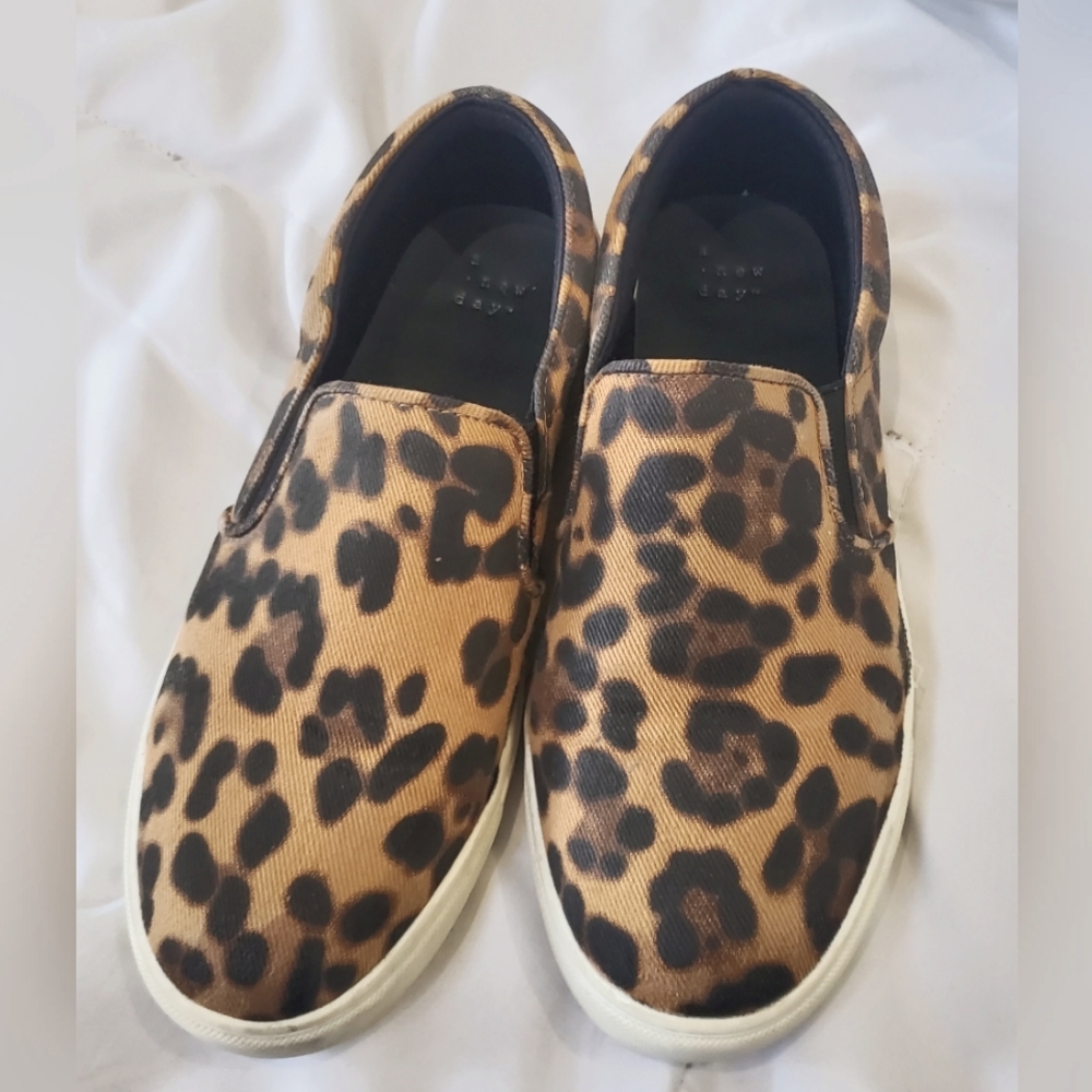 Women's Cheetah/leopard Print Slip On Shoes